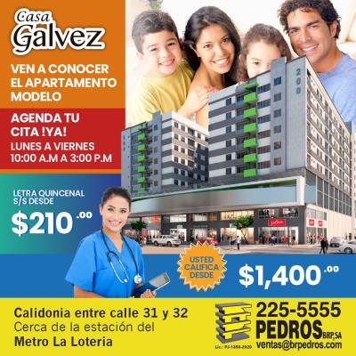 , Apartamento en venta en Calidonia | P3580353