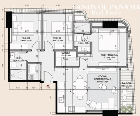 Ipanema, Apartamento en venta en Costa del Este | Ipanema -  P4442648